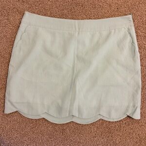 Vineyard Vines Striped Cream Skort